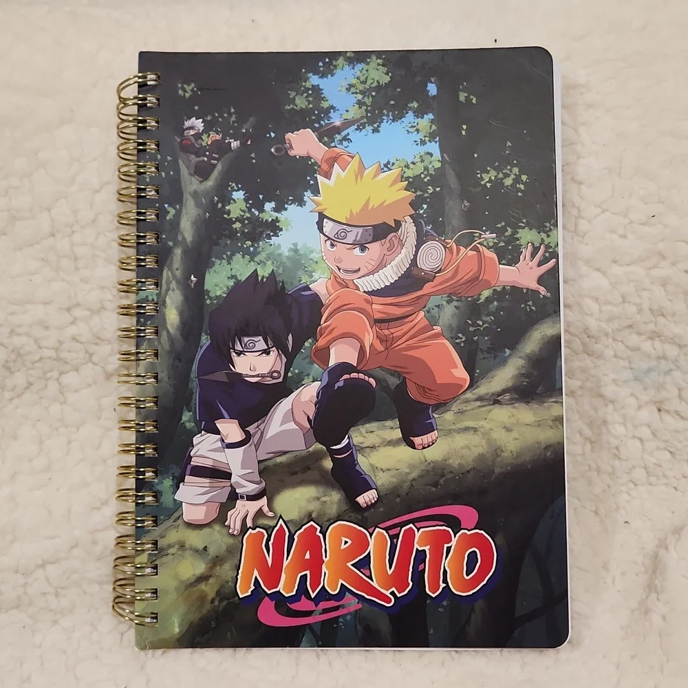 NEW Naruto™ Hardcover Spiralbound Notebook 6in X 8.5in